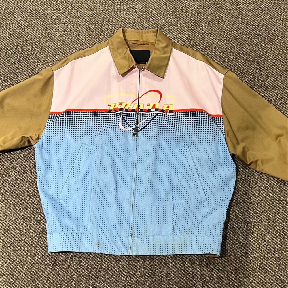 Prada Graphic Perforated Zip Jacket - Picture 2 of 9